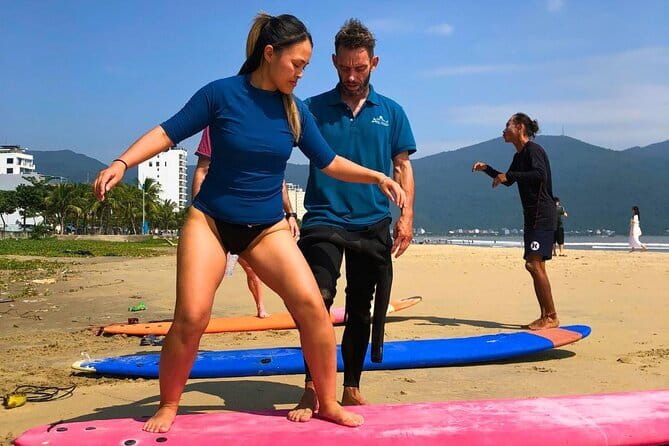 1 Hour Taster Surf Lesson at My Khe Beach - Fifty minutes of coached practice in the water