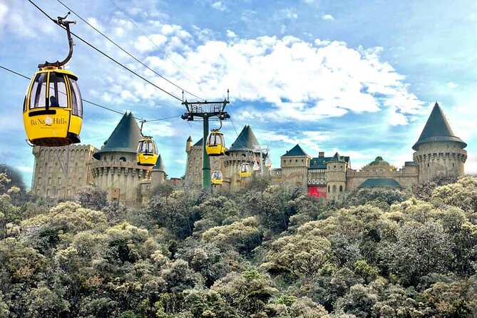 Ba Na Hills & Golden Bridge Tour from Da Nang - Reaching Nui Chua Peak by cable car