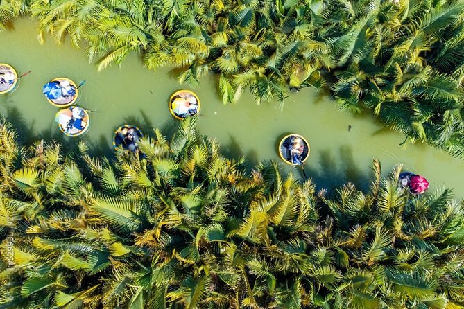 Basket Boat Ride, Coconut Forest, Sunset and Hoi An Town by Night - Riding through Bay Mau Coconut Forest