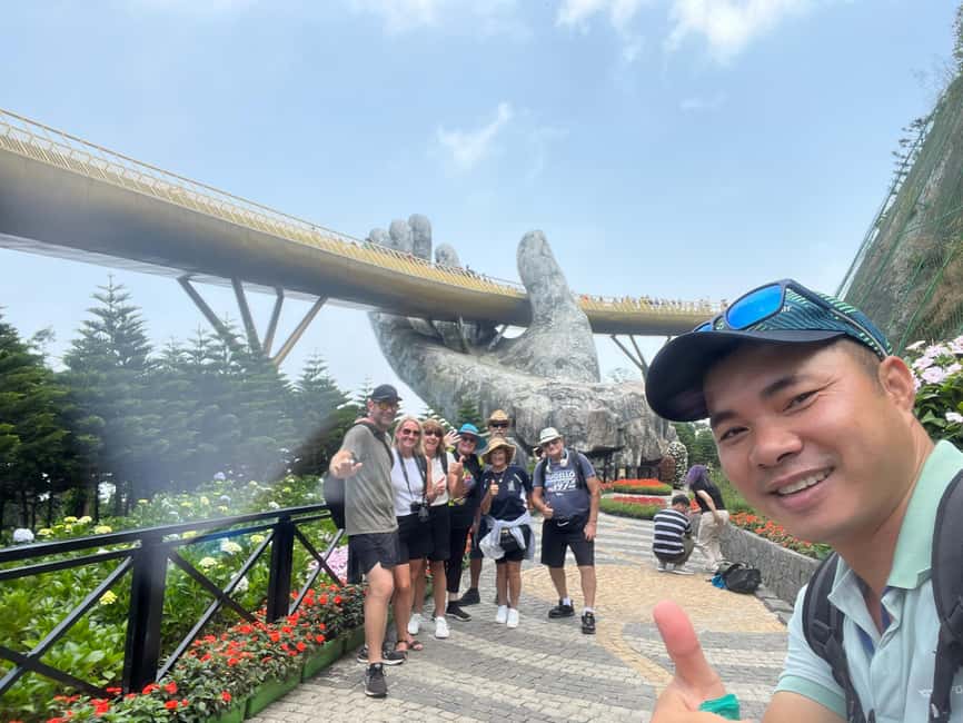 DA NANG Ba Na Hills, Golden Bridge & Cable Cars PRIVATE TOUR - The ride back down and the city photo stops