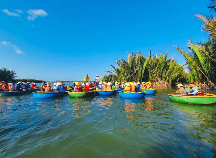 Da Nang : Basket Boat Ride - Hoi An City - Release Lantern - Phuc Kien Assembly Hall and Ancestor Worship