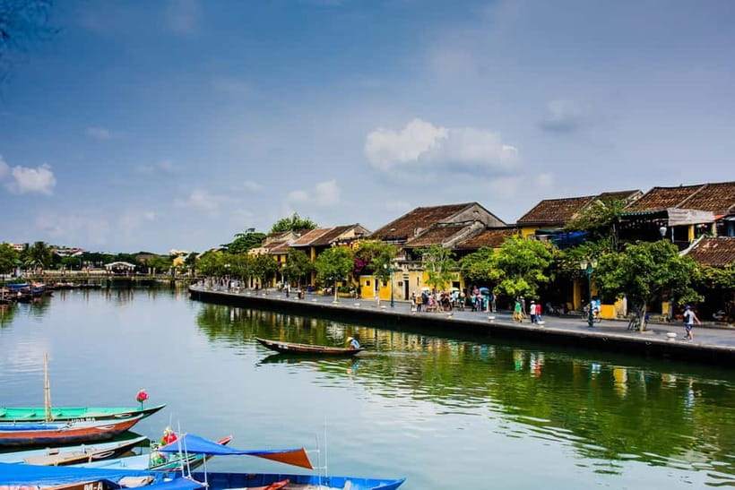 Da Nang : Basket Boat Ride - Hoi An City - Release Lantern - A Bamboo Basket Boat in Cam Thanh