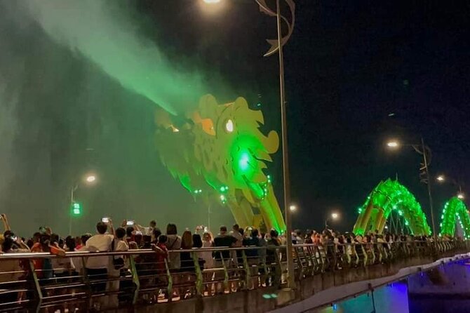 Da Nang ByNight with Marble Mountain,Monkey Mountain,Dragon Bridge,Night Market - Key points at a glance