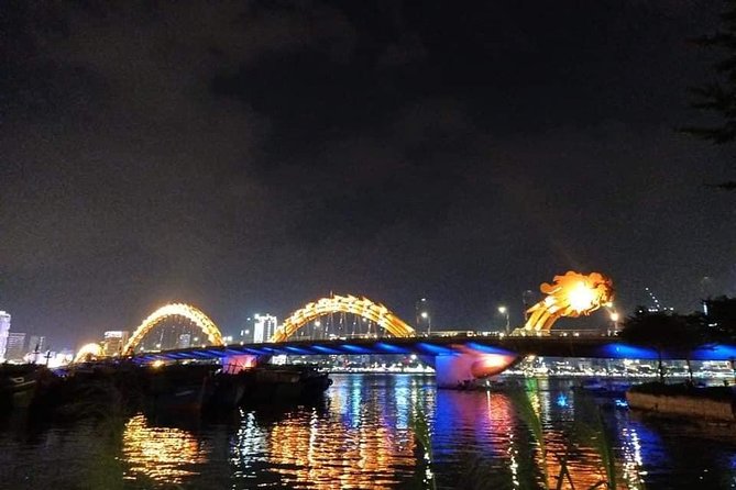 Da Nang ByNight with Marble Mountain,Monkey Mountain,Dragon Bridge,Night Market - Son Tra Mountain and the Giant Lady Buddha