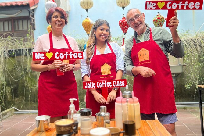 Da Nang Coffee Making and Vietnamese Home Cooking Class - Sitting down to eat what you prepared