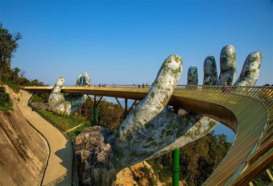 Da Nang: Golden Bridge, Marble Mountains & Monkey Mountain - Marble Mountains, caves, and pagodas