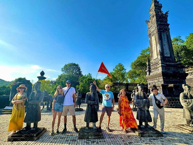 Da Nang: Hue Imperial Day Trip, Hai Van Pass Train, & Lunch - Khai Dinh Tomb and its unusual design