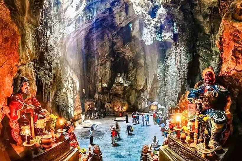 Da Nang: Marble Mountain, Monkey Mountain & Am Phu Cave Tour - Key things to know before you go
