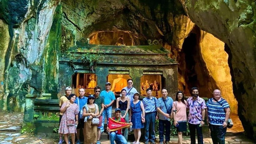 DaNang/HA: Lady Buddha, Marble Mountain & Am Phu Caves Tour - Linh Ung Pagoda and the Lady Buddha on Son Tra Peninsula