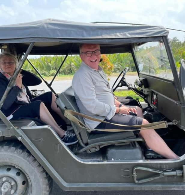 Discover Son Tra: Legendary US Army Jeep Adventure Tour - Climbing Monkey Mountain by open-air Jeep