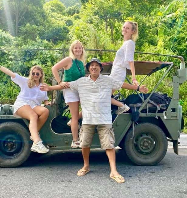 Discover Son Tra: Legendary US Army Jeep Adventure Tour - Ban Co Peak, Da Nang’s rooftop