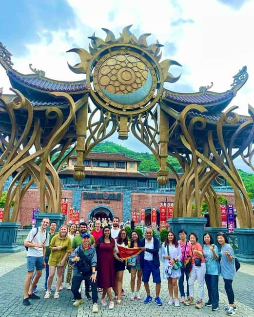 From Da Nang: Ba Na Hills and Golden Bridge tour & options - Lunch with more than 70 Vietnamese dishes