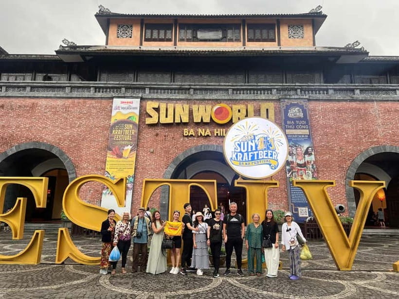 From Da Nang: Golden Bridge Ba Na Hills Full-Day Group Tour - The cable car ride from Suoi Mo Station