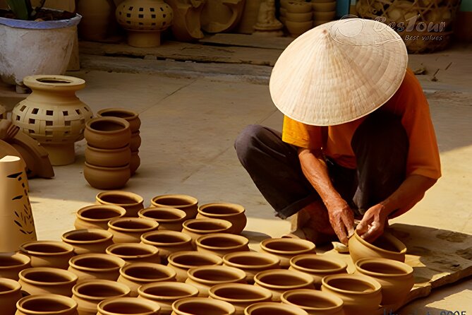 From Danang/Hoian : Hoi An Cultural Village Bicycle Tour. - Making pottery in Thanh Ha
