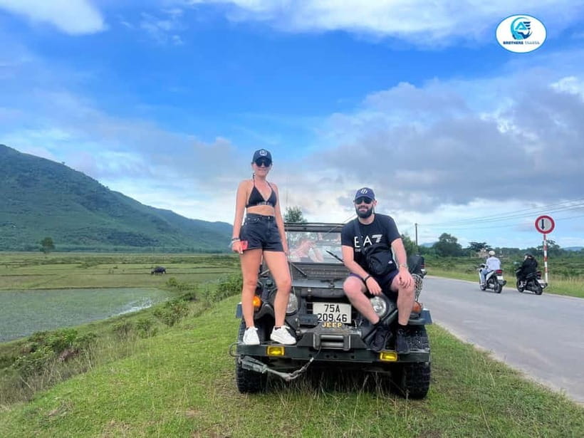 From Hue: Group Jeep Tour to Hoi An via Hai Van Pass - Nhi Ho Waterfall, the day’s coolest break