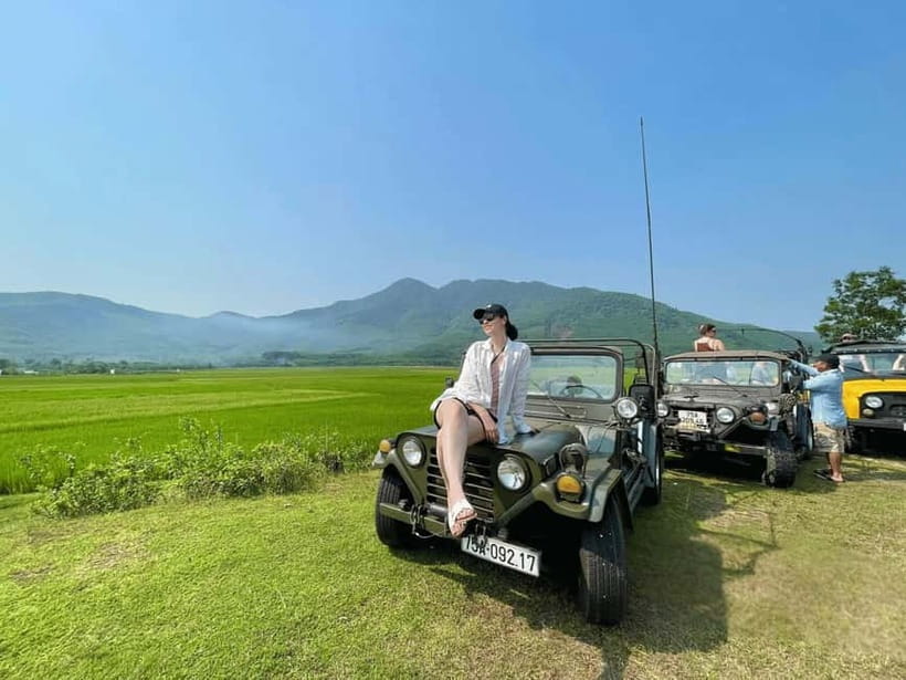 From Hue: Group Jeep Tour to Hoi An via Hai Van Pass - Marble Mountain completes the route with caves and viewpoints