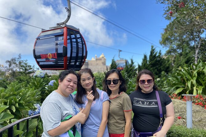 Full-Day Private Tour in Golden Bridge and Ba Na Hills - Flower Garden, pagoda, and Wine Cellar