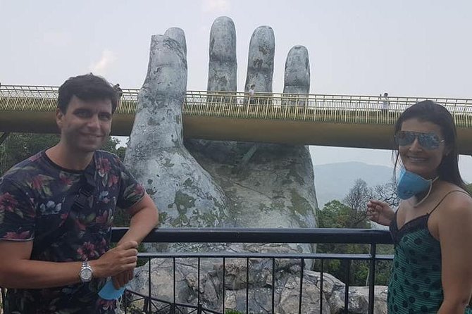 GOLDEN BRIDGE BA NA HILLS - CABLE CAR & Da Nang City PRIVATE TOUR - Golden Bridge: dramatic views and limited time