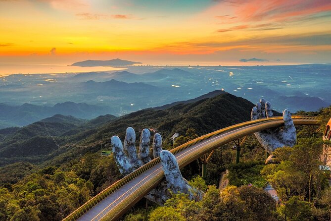 Golden Bridge -Ba Na Hills including buffet lunch ,Cable car 2 way From Da Nang - The second cable car and French Village