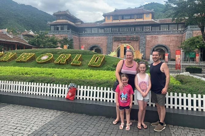 GOLDEN BRIDGE & BA NA HILLS & MARBLE MOUNTAIN-Private Guided Tour - Moving from theme park to sacred caves at Marble Mountains