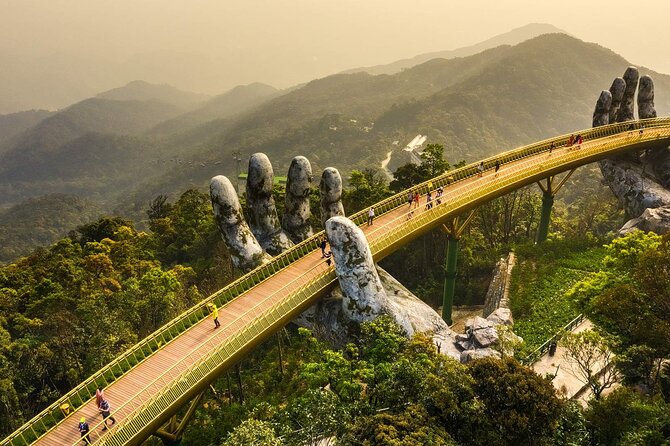 Golden Bridge Ba Na Hills with Buffets Lunch 2 ways cable car - The First Cable Car to Ba Na Hills