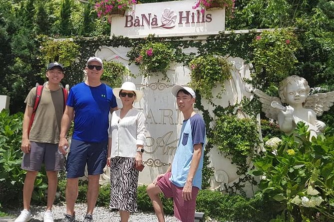 Golden Bridge-Dragon Bridge-Marble Moutain-Monkey Mountain fromHoi An or Da Nang - Marble Mountains, caves, pagodas, and stairs