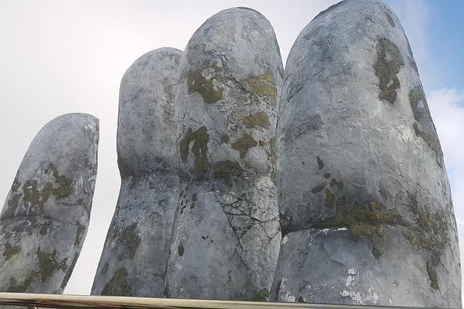 Guided Fullday Tour :Golden Bridge,Dragon Bridge,Marble Mountain,Monkey Mountain - Ba Na Hills at 1,487 meters