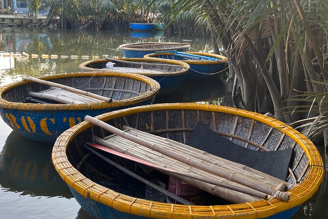 Hoi An countryside biking tour, water buffalo+ basket boat ride - Cam Thanh’s fishing family and the basket boat