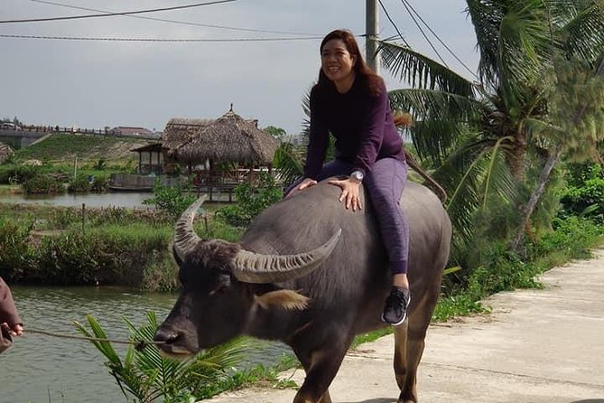 Hoi An Countryside Tour:Basket Boat,Buffalo Ride, Farming & Lantern Making Class - Coconut Forest: basket boat, crab fishing, and nets