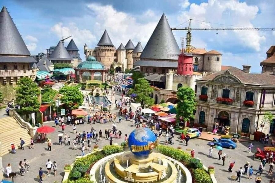Hoi An/DaNang: Private Car Marble Mountain & Golden Bridge - Gardens, pagodas, and the French Village