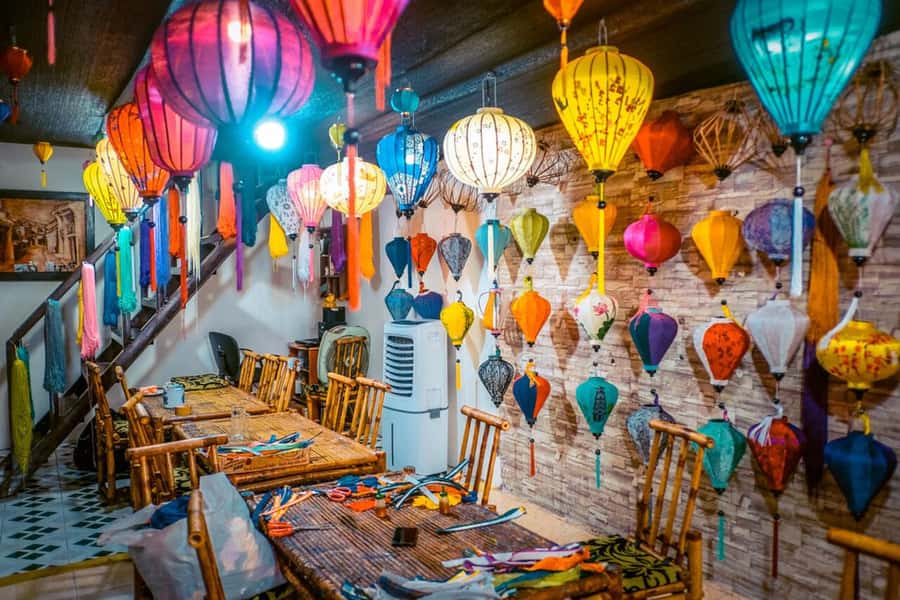 Hoi An: Lantern Making, Basket Boat, and Cooking Class - Riding a basket boat in the nipa forest