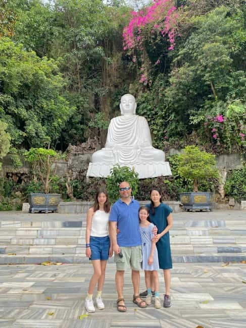 Hoi An: Marble Mountains & Monkey Mountain -Am Phu Cave Tour - Marble Mountains and the first 146 steps