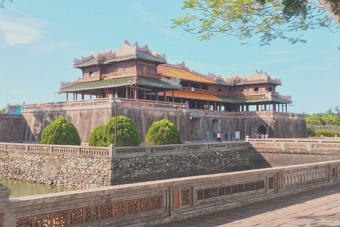 HUE City 1 Day Guided Tours from Da Nang City - Thien Mu Pagoda beside the Perfume River