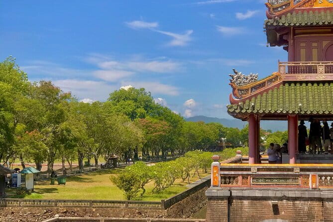 Hue City 1 Day Tour (from Da Nang) - Thien Mu Pagoda beside the Perfume River