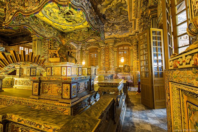 Imperial Hue And Hai Van Pass Full-day Tour - Khai Dinh Tomb and Hue’s most ornate details