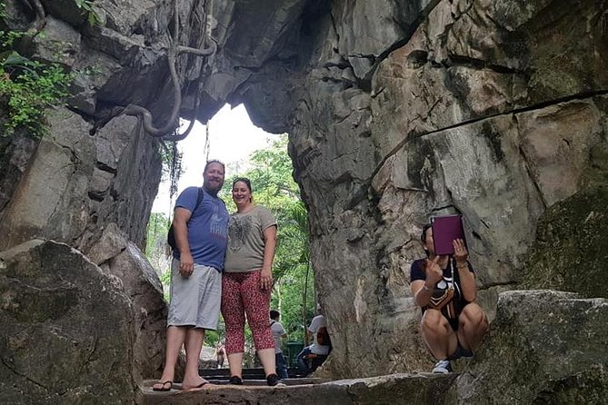 MARBLE MOUNTAIN-AM PHU Cave & HOI AN -Colourful Lantern Boat Ride - Am Phu Cave and Buddhist ideas about karma