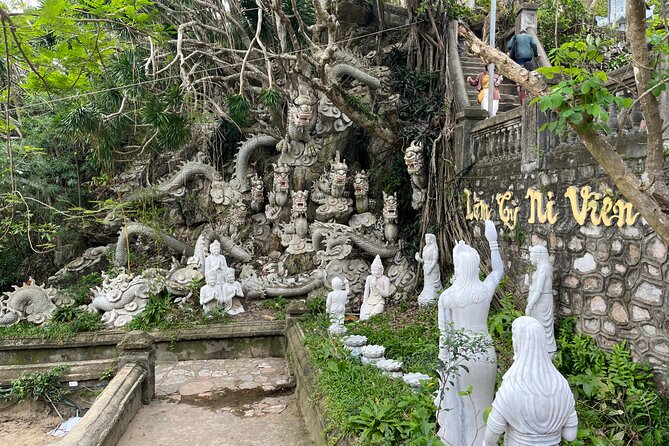 Marble mountain and Linh Ung temple from Da Nang/ Hoi An (4 hour) - My Khe Beach is a scenic link, not a beach day