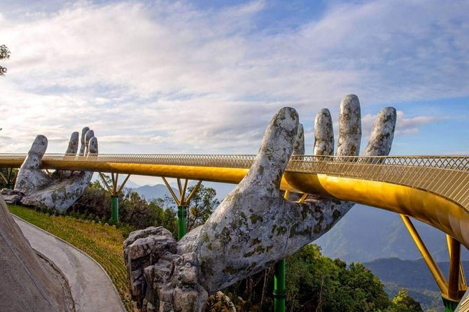 Marble Mountain - Golden Bridge - Ba Na Hills Full Day Private Tour - Afternoon at Fantasy Park and the French Village