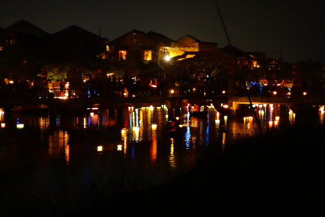 Marble Mountains - Hoi An Ancient Town Afternoon Tours FROM DANANG(15H30-21H) - Hoi An after dark: Japanese Bridge and the Hoai River