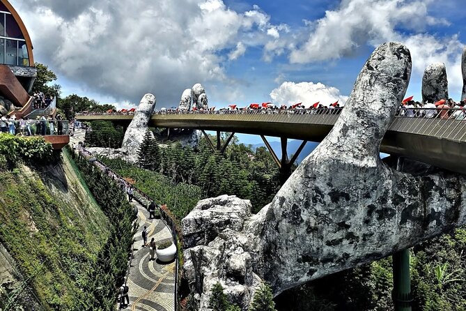 Marble Moutain - Golden Bridge - Ba Na Hill via Cable Car from Da Nang or Hoi an - Marble Mountains: caves, pagodas, and wartime history