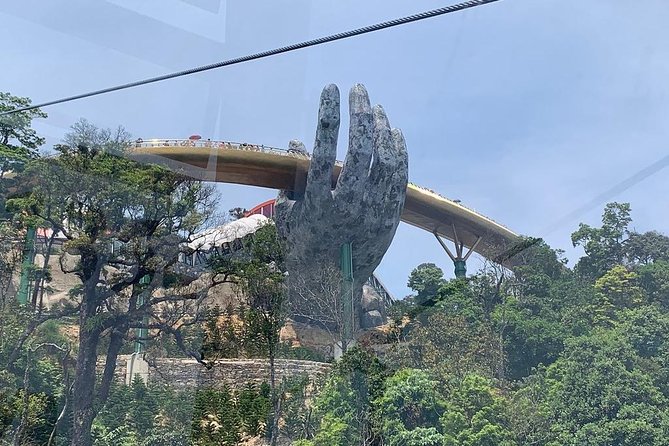 Marble Moutain - Golden Bridge - Ba Na Hill via Cable Car from Da Nang or Hoi an - Golden Bridge, Linh Ung Pagoda, and the French Village