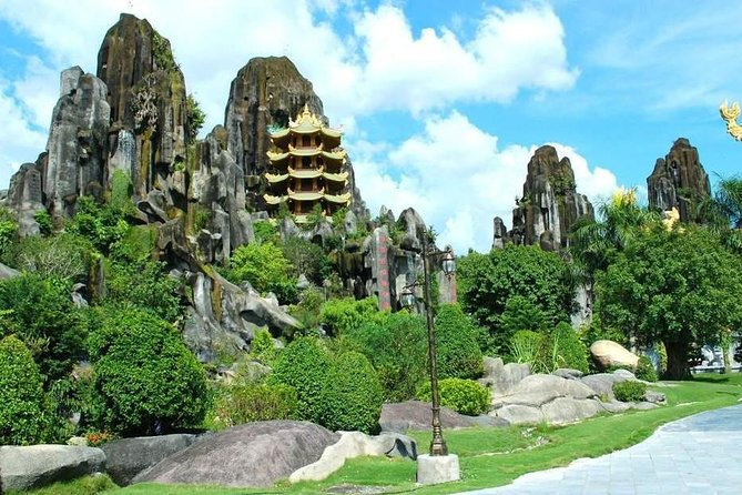 Morning Small group to Marble Mountains - Am Phu Cave - Monkey Mountain - Lunch and the value of the $26 price