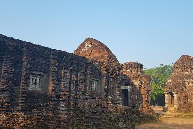 My Son Holyland , Hoi An Ancient City Tour With Night Market , Sampan Boat Ride - Crossing from ancient ruins to Hoi An Old Town