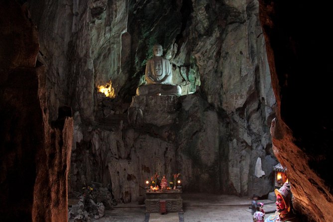 My Son Sanctuary And Marble Mountains Full-day Tour - Marble Mountains: caves, pagodas, and steep steps