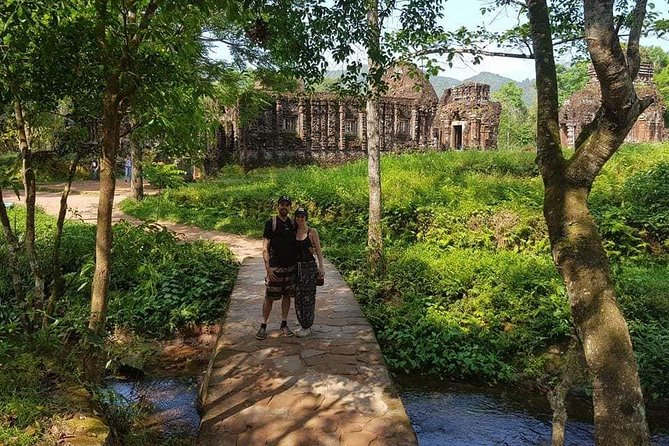 MY SON Tour & Hoi An Countryside with Basket Boat, Buffalo Ride,Farming Activity - A Bamboo Basket Boat in Bay Mau Coconut Forest