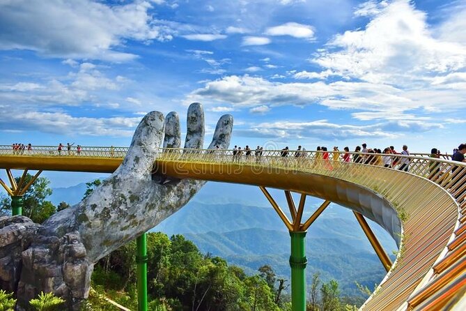 PRIVATE Half day to Golden Bridge Bana hill from Danang City - The first cable car and Golden Bridge