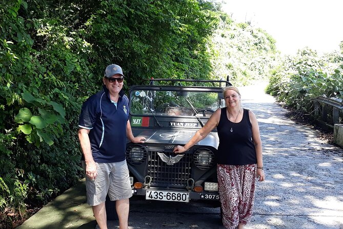 Private Jeep tour Monkey Mountains -Son Tra and Marble by SUV car - Marble Mountains: caves, steps, and five elements