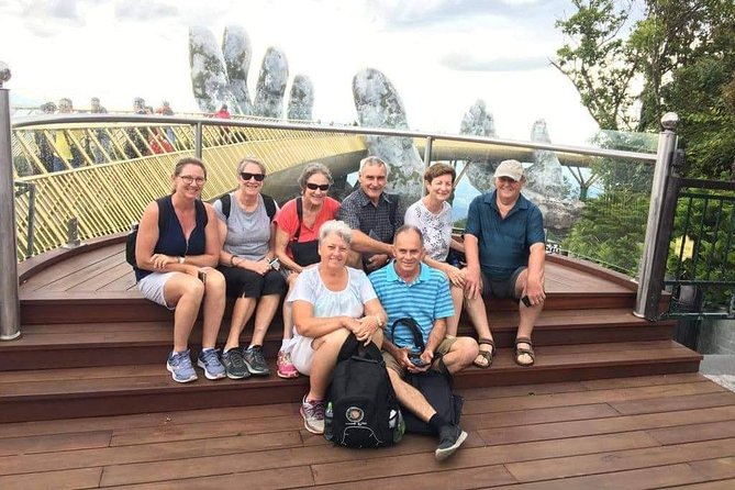 Private luxury Ba Na Hills & Hoi An Walking Tour, Night Market - Ba Na Hills and the Golden Hands Bridge