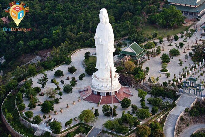 Private Transfer/tour to Marble mountain and Linh Ung temple - Son Tra Mountain and Linh Ung Temple