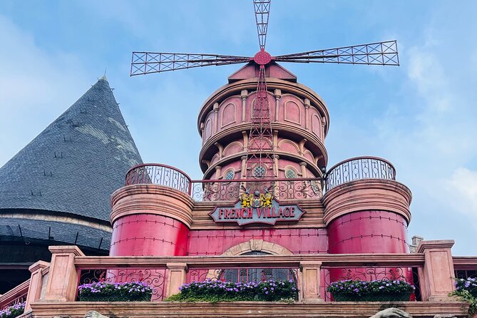Private Trip to the Golden Bridge & French Village - Fantasy Park for families and fun-seekers